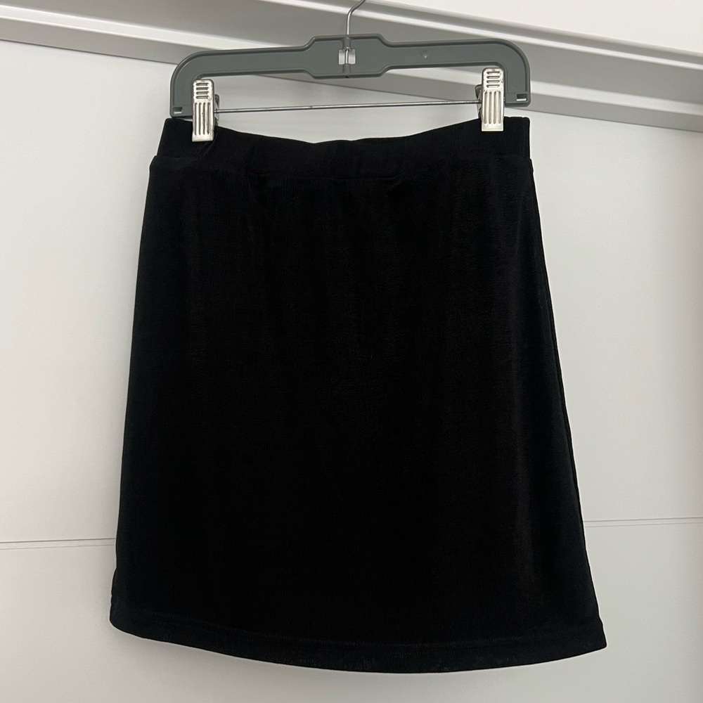 Quatre Swim Black Skirt